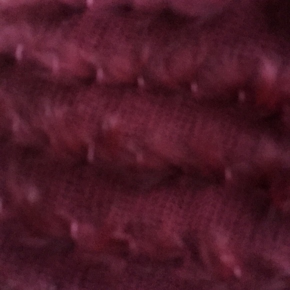 New! Wine Fur Poncho - Picture 6 of 7